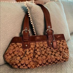 Coach signature satchel